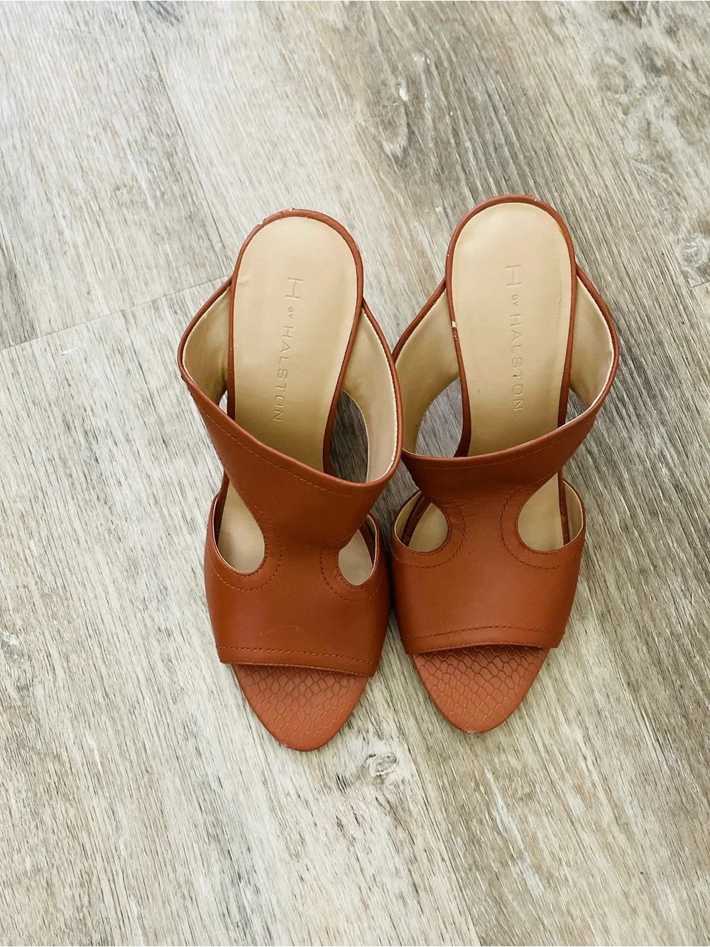 H by Halston sleek tan